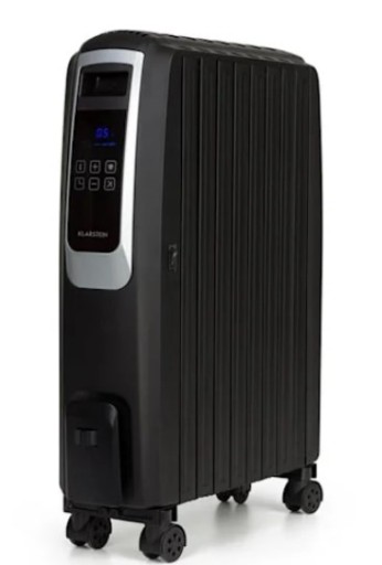 Масляный радиатор Thermaxx Noir, 2500 Вт, таймер
