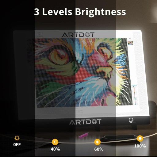 ARTDOT A2 LED креативный набор для Diamond Art, 40 x 60 см Б/у