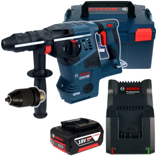 АККУМУЛЯТОРНЫЙ ПОЛОТО GBH 18V-28 CF BOSCH L-BOXX 1x5,0 Ач
