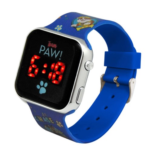 ДЕТСКИЕ ЛИЦЕНЗИОННЫЕ ЧАСЫ СО СВЕТОДИОДНЫМ ДИСПЛЕЕМ PAW PATROL КАЛЕНДАРЬ-БУДИЛЬНИК 1,44 ДЮЙМА