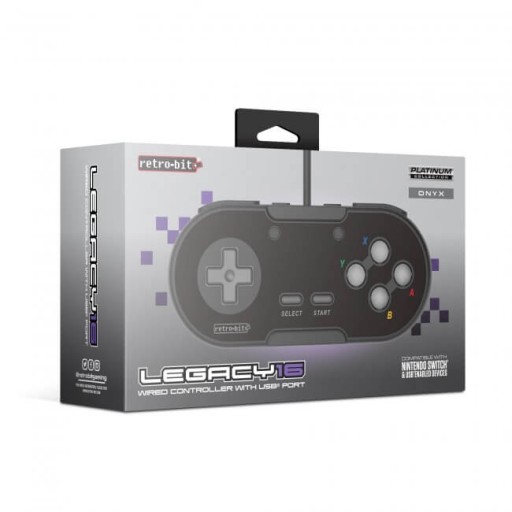 Коммутатор Retro-Bit Legacy16 USB Black Pad PC RPi