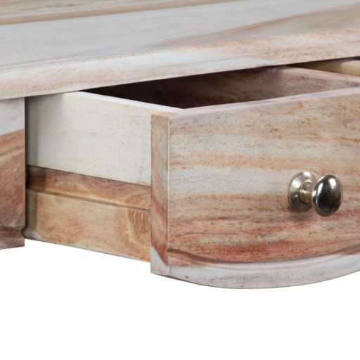 Стол-консоль с 3 ящиками, дерево Шишем, 110x40x76 см