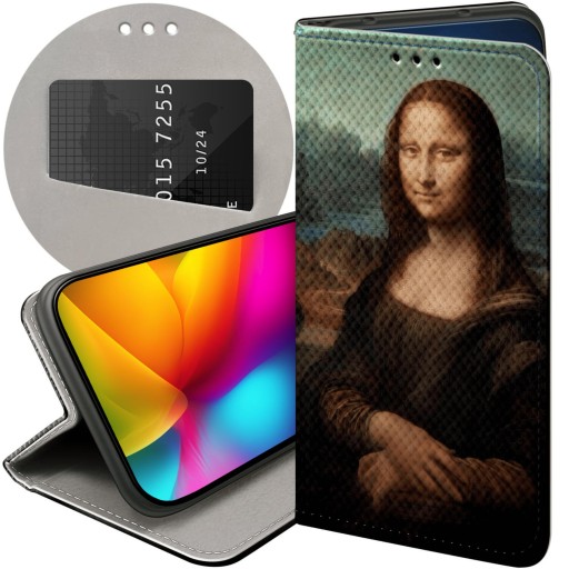 ФЛИП-ЧЕХОЛ ДЛЯ REALME 8/8 PRO PATTERNS LEONARDO DA VINCI MONA LASICZKA