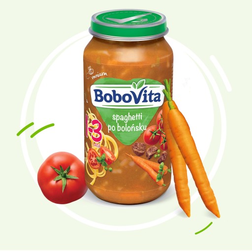 BOBOVITA JUNIOR Спагетти Болоньезе 1-3 года