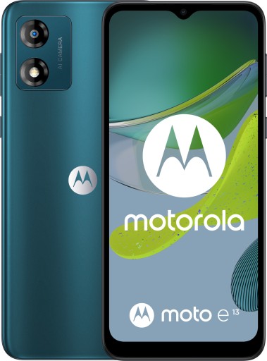 Смартфон MOTOROLA Moto E13 2–64 ГБ, 6,5 дюйма, зеленый