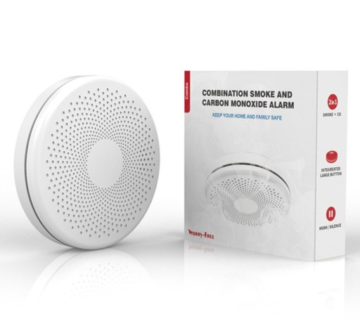 TUYA WiFi DUAL детектор дыма и угарного газа