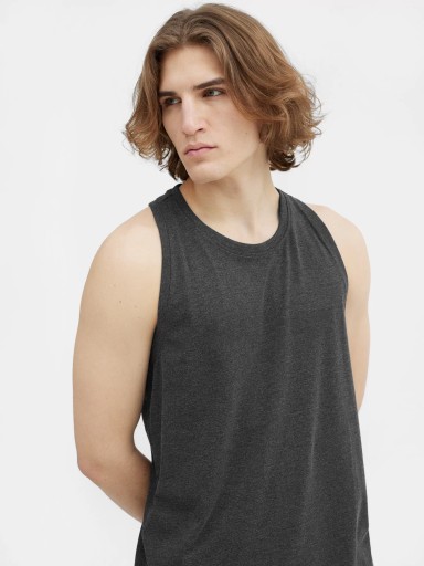 KOSZULKA MĘSKA 4F BEZ RĘKAWÓW T-SHIRT BAWEŁNA L