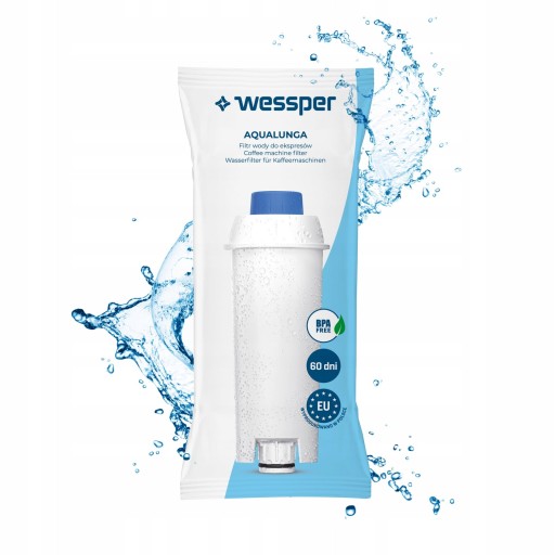 2 средства для удаления накипи Wessper CleanMax 0,5 л + 3 фильтра AquaLunga