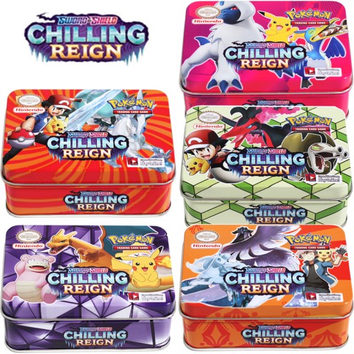 Набор из 41 карты Pokemon Cards в металлической жестяной коробке из серии Lost Origin