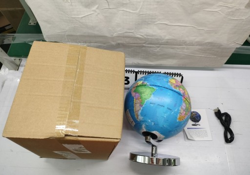 globus szkolny fizyczny mapa Ze światłem LED glob konstelacyjny 29cm 3w1