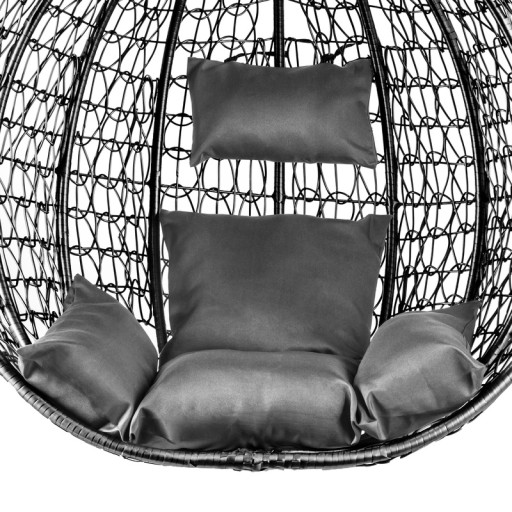 ПОДВЕСНОЙ СТУЛ COCOON, КАЧЕЛИ, САДОВАЯ КОРЗИНКА-КАЧАЛКА, ПОДУШКА, ОТДЕЛЬНО СТОЯЩИЕ