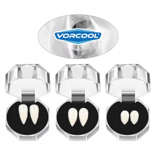 VORCOOL 3 пары клыков на заказ, зубы для косплея