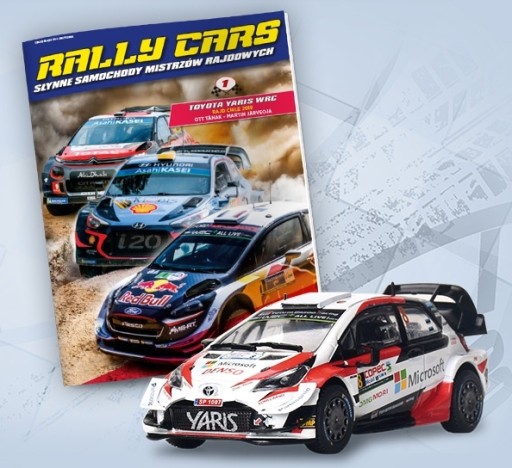КОЛЛЕКЦИЯ РАЛЛИНЫХ АВТОМОБИЛЕЙ №1 TOYOTA YARIS WRC