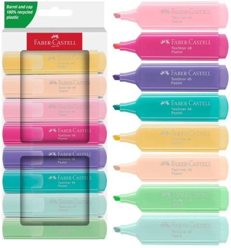 FABER-CASTELL Пастельный маркер-маркер 1546 Pastel 8 цветов