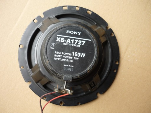 АВТОМОБИЛЬНЫЙ ДИНАМИК SONY XS-A1727 160Вт 4 Ом