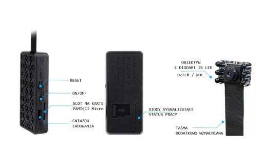 МАЛЕНЬКАЯ МИНИ-КАМЕРА WiFi ДЛЯ СМАРТФОНА С НОЧНЫМ РЕЖИМОМ