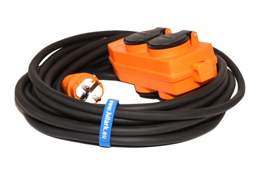 Удлинительный кабель OW H05RR-F 3x2,5 5м С РАЗДЕЛИТЕЛЕМ