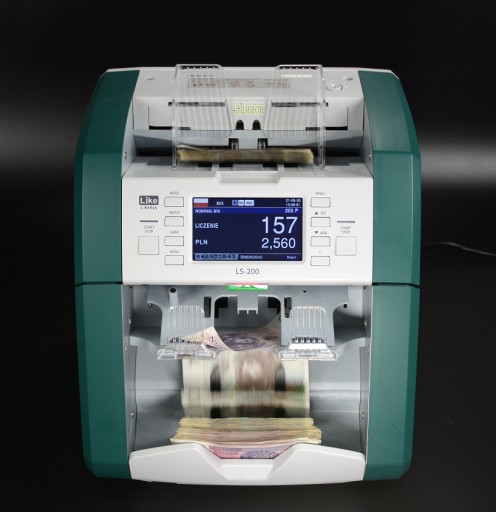 Счетчик ценных банкнот SELECTIC LS-200V, 16 купюр, 2 отделения