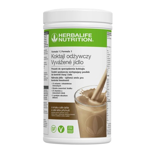 F1 Herbalife cafe латте + Диетический коктейль