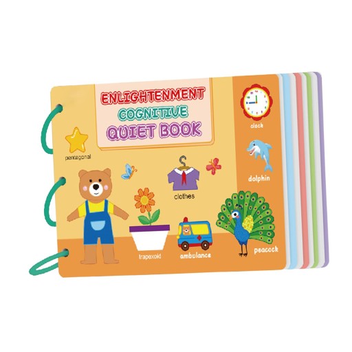 Kids Quiet Book Łamigłówka Słowa Wielofunkcyjne