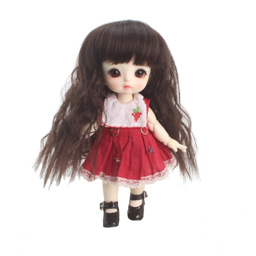 Очаровательные парики для кукол BJD Mini 1/8 из синтетического мохера BJD