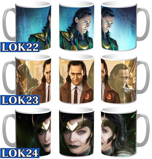 KUBEK DLA FANA LOKI NA PREZENT + IMIĘ MARVEL 330ML