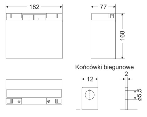 Аккумулятор AGM Pulsar SCB18-12 18 Ач/12 В