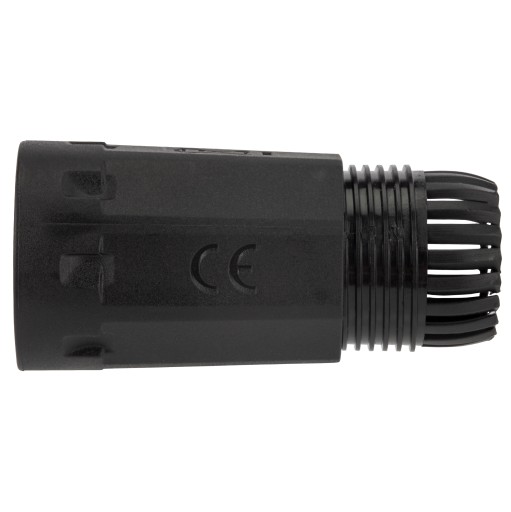 Муфта с сальниками 3х2,5мм2 IP68 PA66 250В прямая черная NEKU