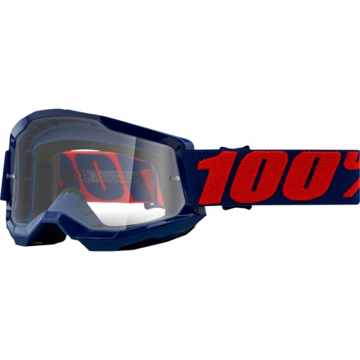 Очки защитные 100% Strata 2 Masego темно-синие и красные FMF YAMAHA yz f HUSQVARNA