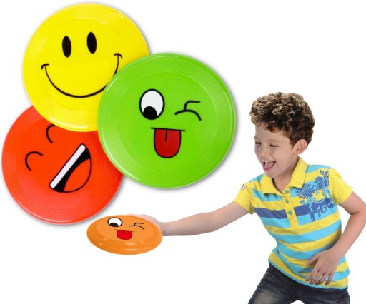 LATAJACY DYSK DO RZUCANIA FRISBEE TALERZ BUŹKA