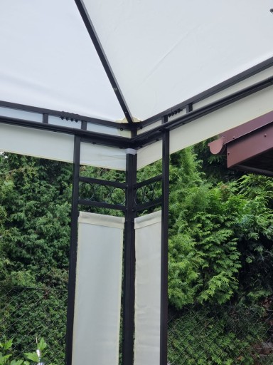 MILANO PAWILON OGRODOWY Z LED ANTRACYT