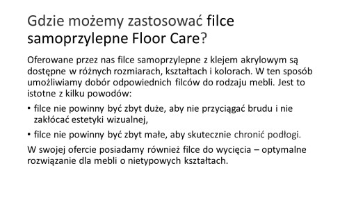 Фетр самоклеящийся FLOOR CARE fi 50 мм ЧЕРНЫЙ