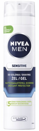 Nivea Men Sensitive успокаивающий гель для бритья 200 мл