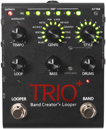 DIGITECH TRIO PLUS BAND CREATOR LOOPER ГИТАРНЫЙ ЭФФЕКТ