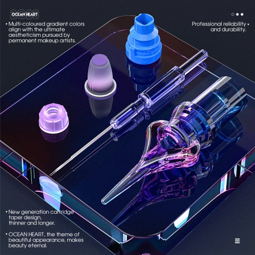 Игольчатый картридж для перманентного макияжа Mast Ocean Heart 1001RLT (1 шт.)
