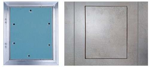 Rewizja GK z uszczelką pod płytkę 60x60 DRZWICZKI GLAZURY CERAMIKO PURE