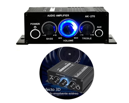 Алюминиевый Hi-Fi аудиоусилитель 12 В 400 Вт Мини автомобильный стереоусилитель мощности