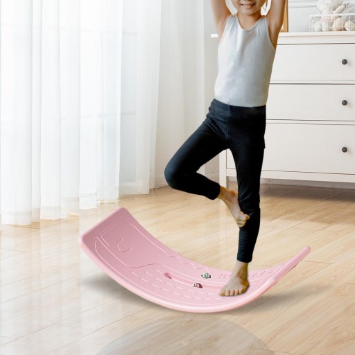 Балансборд Kid Twisting Balance Board Yoga розовый