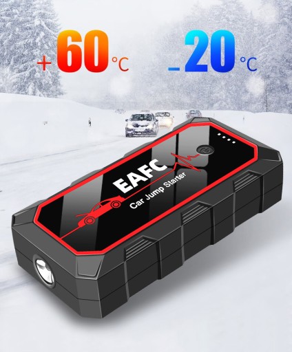 БУСТЕР JUMP STARTER EAFC POWERBANK 15000 мАч, 800 А
