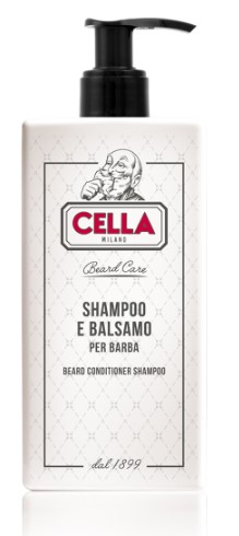 Шампунь и кондиционер Cella, 200 мл, для бороды и усов