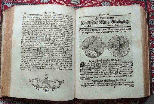 1729 Dukaty Talary król Zygmunt August J. Zamoyski