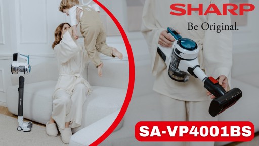 Аккумуляторный пылесос SHARP SA-VP4001AQ со шваброй