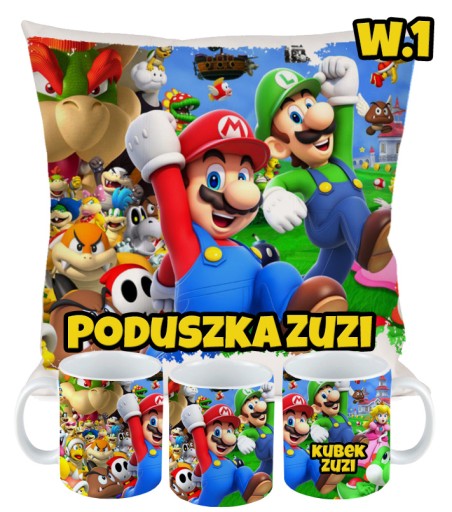НАБОР ПОДУШЕК SUPER MARIO SONIC, ПОДАРОК
