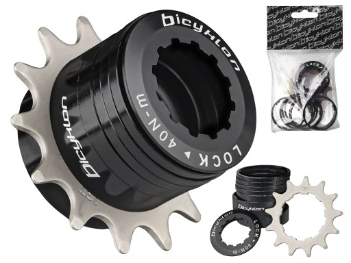 Adapter Reduktor Bicyklon SingleSpeed 13T BLACK Zamiast Kasety