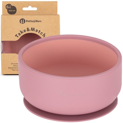 Чашка Petite&mars, розовый силикон