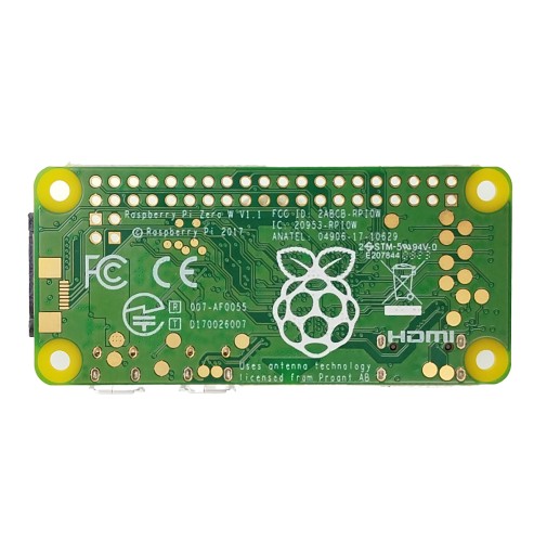 Микрокомпьютер Raspberry Pi Zero W, 512 МБ ОЗУ, Wi-Fi BT 4.1 RPI