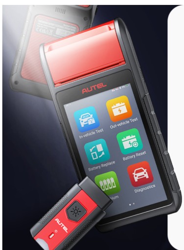 ТЕСТЕР АККУМУЛЯТОРА AUTEL BT608 + ДИАГНОСТИЧЕСКАЯ ПЕЧАТЬ