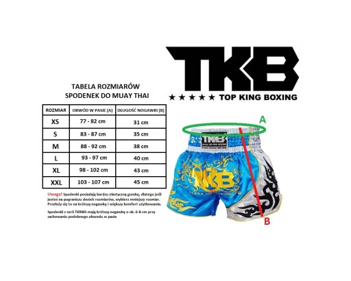 боксерские шорты для Муай Тай Top King XXL