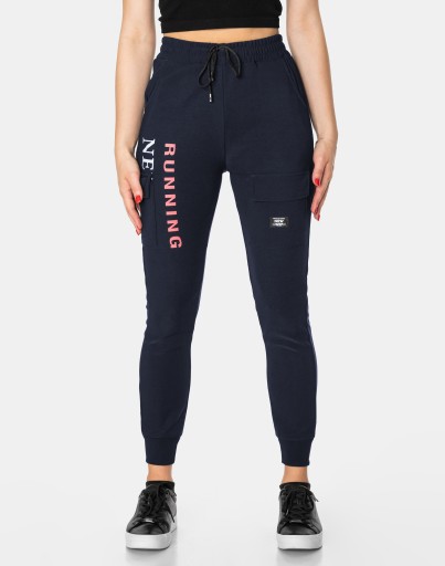 Sportowe Spodnie Dresowe Damskie Cargo 232-2 r L