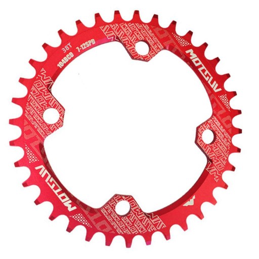 Tarcza rowerowa Pierścień koła 32T 34T 36T 38T Tarcza rowerowa Pierścień łańcucha Czerwony 38T